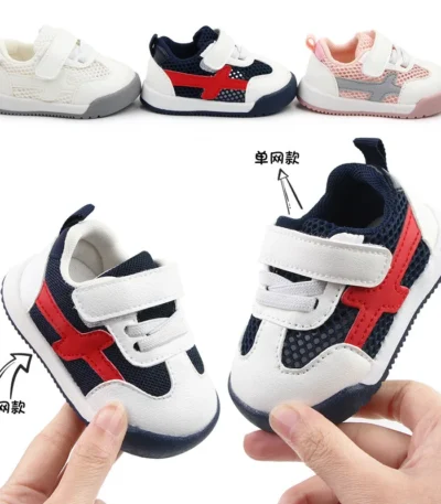 Children's Sports Shoes Boys Women's Sneakers 0-3 Years Old Baby Boot Soft Non-Slip Bottom Breathable Casual Shoes 1