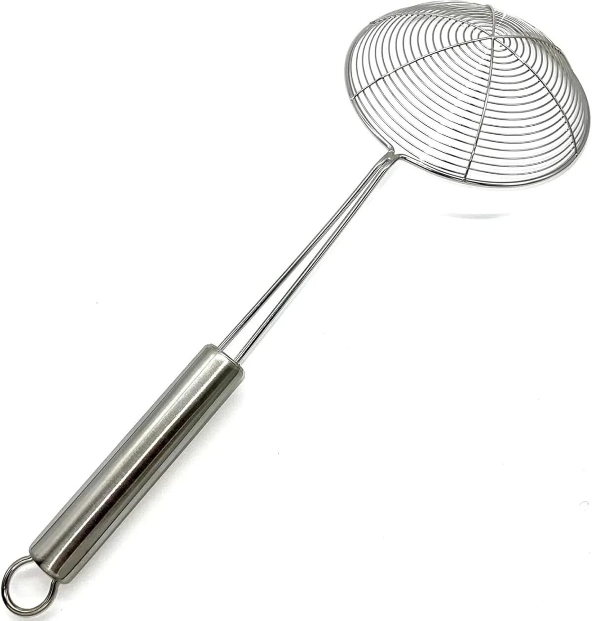 13.7 inch spider strainer skimmer stainless steel pasta strainer spoon for cooking and frying wire skimmer ladle kitchen utensils fryer scoop spoon.jpg