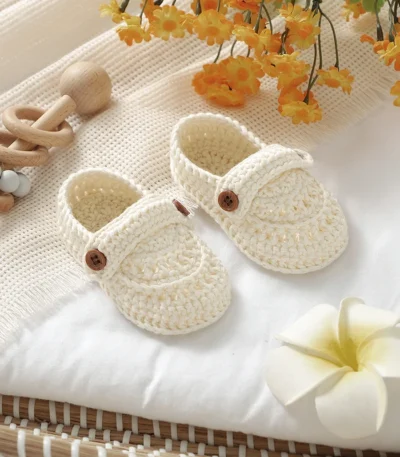 Baby Shoes Cotton Knit Newborn Boys Girl First Boots Fashion Solid Shallow Infant Children Footwear 0-18M Breathable Cute Buckle 1