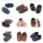 Spring and Autumn Baby Boys Girls Casual Shoes High Quality Fashion Design Soft Soled Non-slip Prewalker Crib Shoes Moccasins