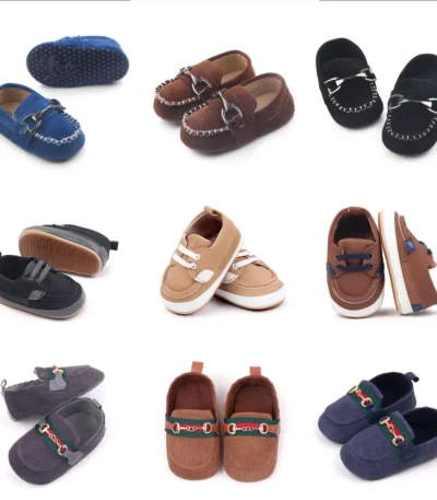 Spring and Autumn Baby Boys Girls Casual Shoes High Quality Fashion Design Soft Soled Non-slip Prewalker Crib Shoes Moccasins 1