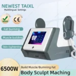 TAIXL Sculpt Machine 15Tesla 6500w EMS RF Fat Slimming Burning Muscle Stimulation Body Sculpting 15 Electromagnetic Therapy