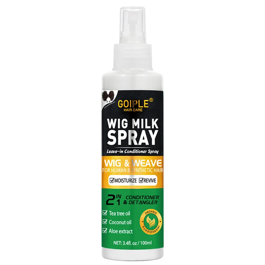 100ml Wig Milk Spray Moisturizing Care Spray for Wig Synthetic Hair Prevent Frizz Leave-in Conditioner for Wigs Smooth and Shine 100ml Wig Milk Spray Moisturizing Care Spray for Wig Synthetic Hair Prevent Frizz Leave-in Conditioner for Wigs Smooth and Shine