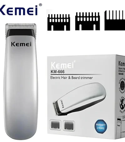 Kemei KM-666 Mini Electric Hair Clipper Men’s Hair Clipper Professional Hair Cutting Beard Barber Hair Shaver