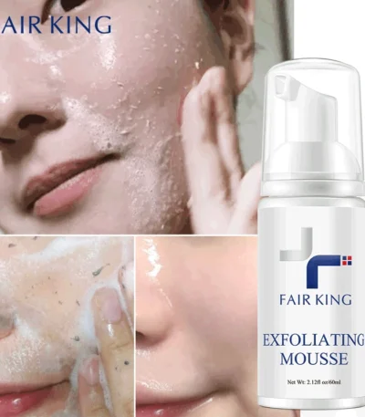 Facial Exfoliating Mousse Peeling Gel Face Scrub Deep Remove Cleaning All Skin Types Smooth Moisturizing Skin Exfoliator Cream