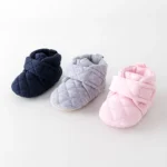 Baby Winter Soft Cotton Indoor Newborn Toddler Prewalking Sneaker for 0-9-18 Months Baby Girls and Boys 2024 New Fashion BMB3142