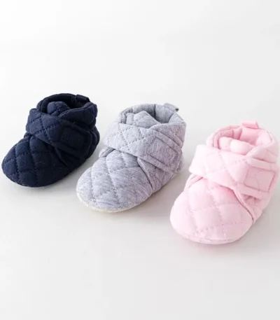 Baby Winter Soft Cotton Indoor Newborn Toddler Prewalking Sneaker for 0-9-18 Months Baby Girls and Boys 2024 New Fashion BMB3142 1