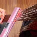RUCHA Ultrasonic Infrared Hair Straightener Cold Hair Care Flat Iron for Professional Hair Treament Recovers Damaged