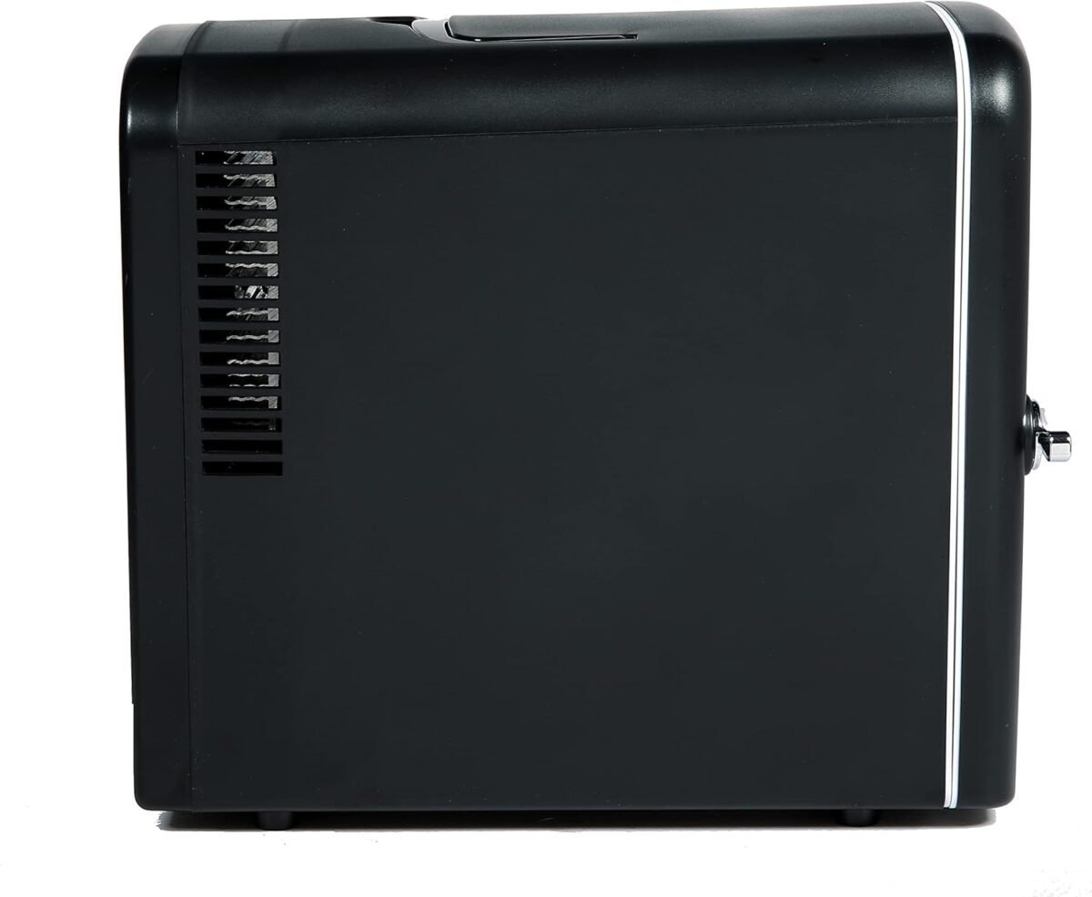 1752247300 frigidaire retro mini personal fridge cooler holds up to 9 cans portable compact ac plug 12v car charger – black.jpg