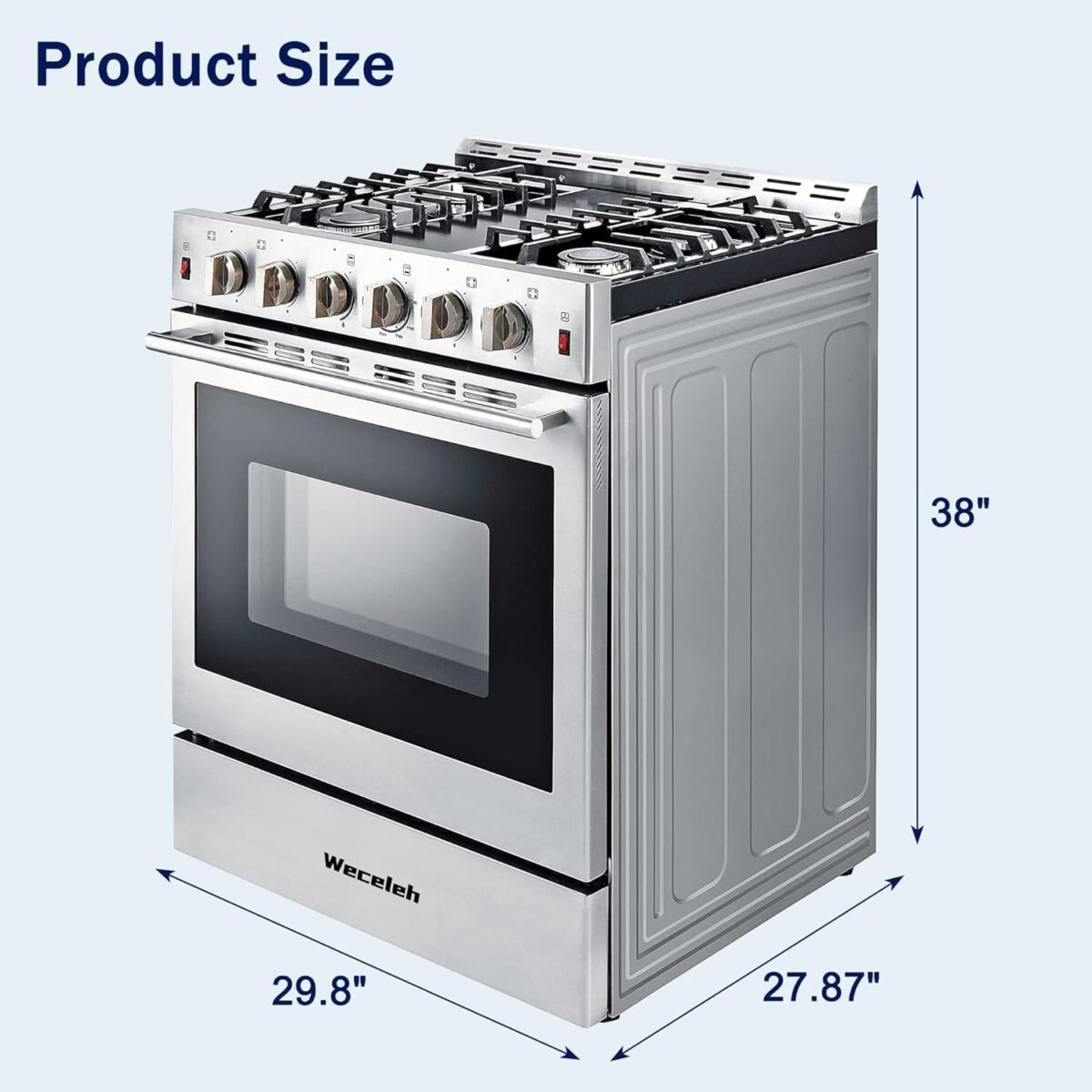 1752249680 30 inch gas range oven gas range stove convection oven stainless steel freestanding 5.56 cu.ft .4 burners 42000btu large 3 layers tempered glass door heavy duty.jpg