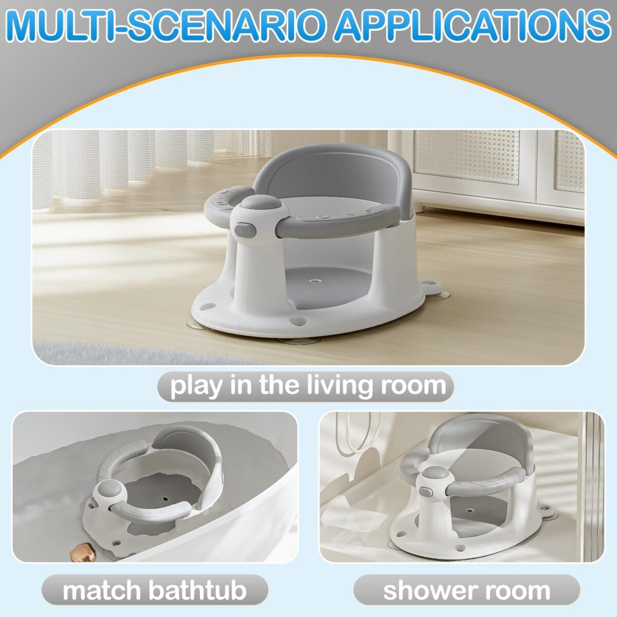 1752293243 baby bath seat for babies 6 months up non slip toddler bath seat for baby newborn sit up bath seat for babygrey.jpg
