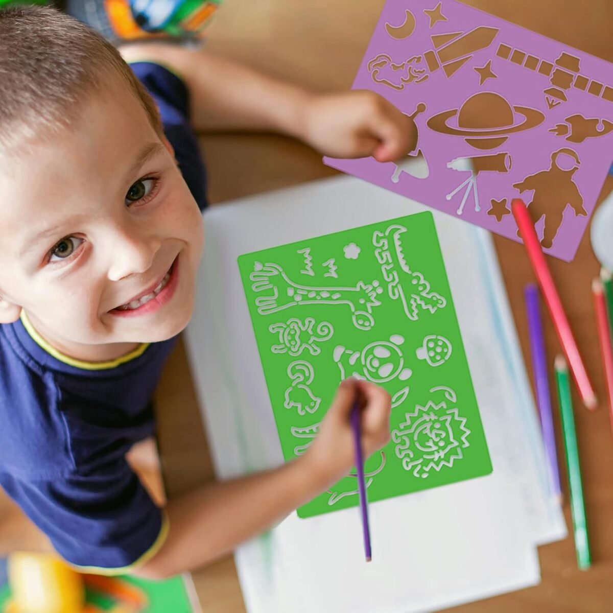1752293605 stencil drawing kit for kids 25 pcs plastic drawing stencils with 400 shapes great birthday gift for boy girl.jpg