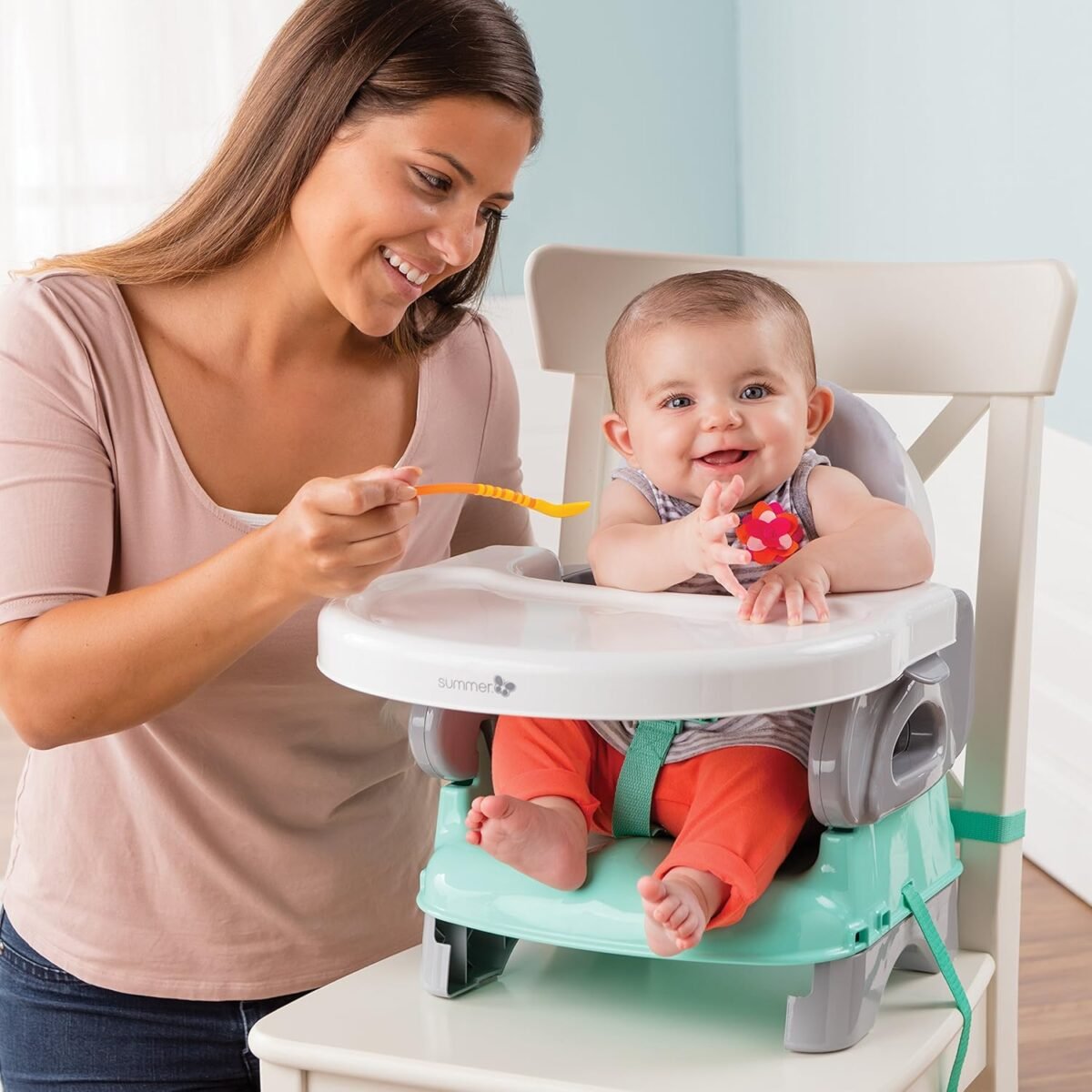 1752302116 ingenuity by summer unisex deluxe comfort folding booster seat with feeding tray chair straps secure booster and removable seat pad grey.jpg