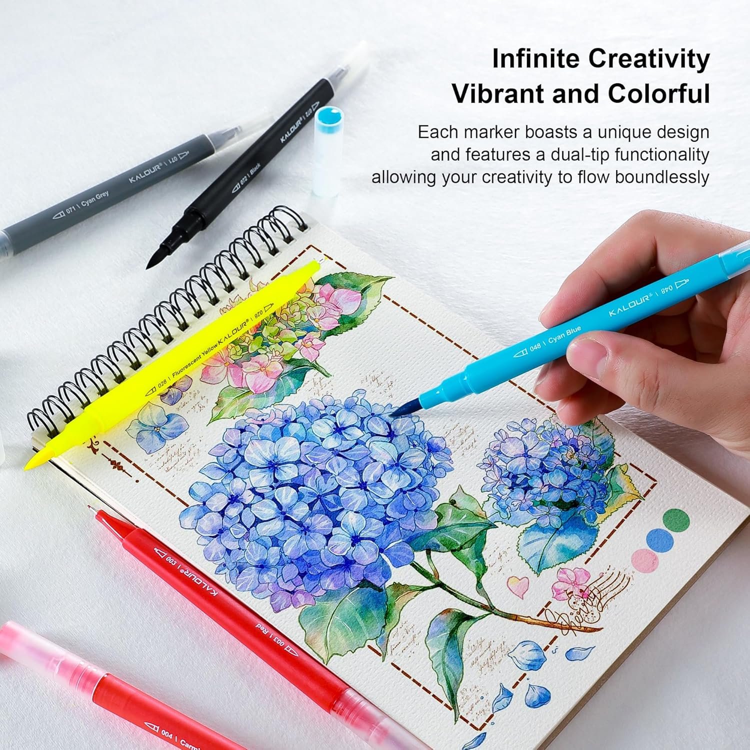 1752314815 kalour 72 art markers pens set dual tip brush and fine point color number and name zipper case adult coloring lettering drawing.jpg
