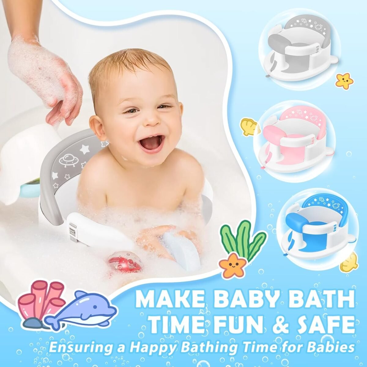 1752323351 baby bath seat for babies 6 months upbaby bathtub chairnon slip toddler bath supportsit up bath seat for babysafe infant newborn bathtub chair with soft cushiongray.jpg