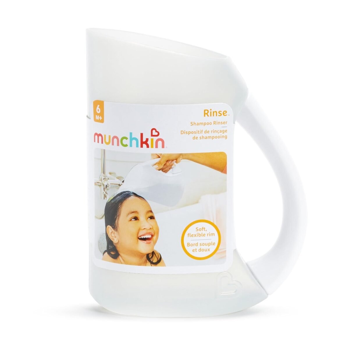 1752331790 munchkin® rinse™ shampoo bath rinser cup ultra soft and flexible rim babies toddlers and kids grey.jpg