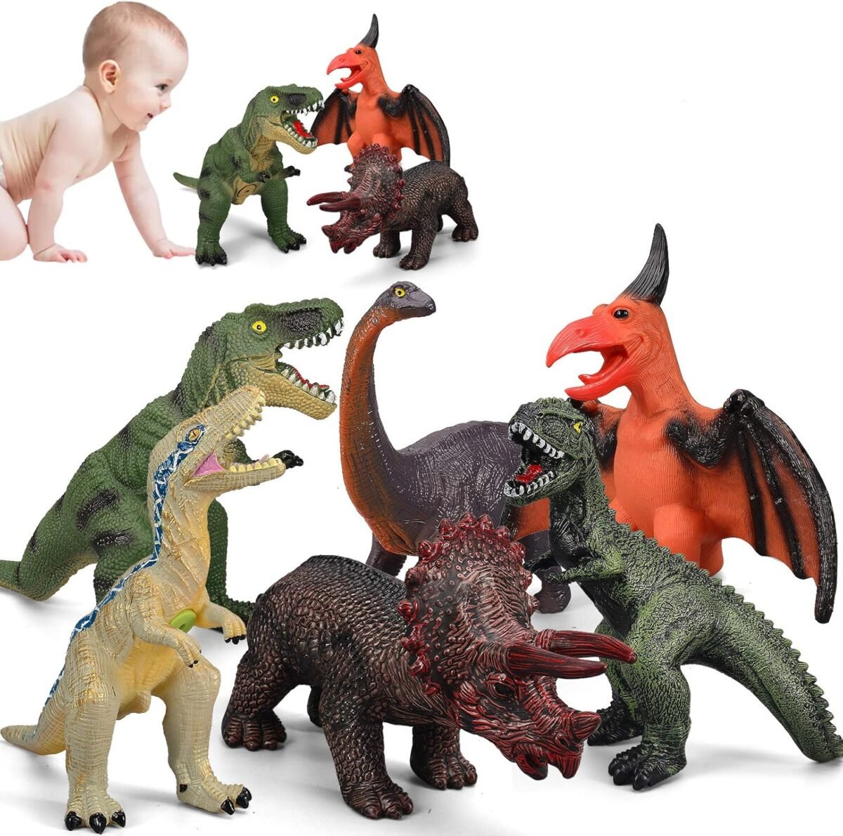 1752336840 6 piece jumbo dinosaur toys for kids 3 5 and toddlers large soft dinosaur toys for lovers perfect party favors birthday gifts.jpg