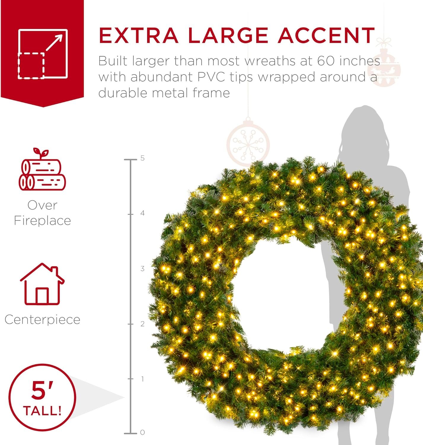 1752347242 best choice products 60in large artificial pre lit fir christmas wreath holiday accent decoration w 300 led lights 930 pvc tips.jpg