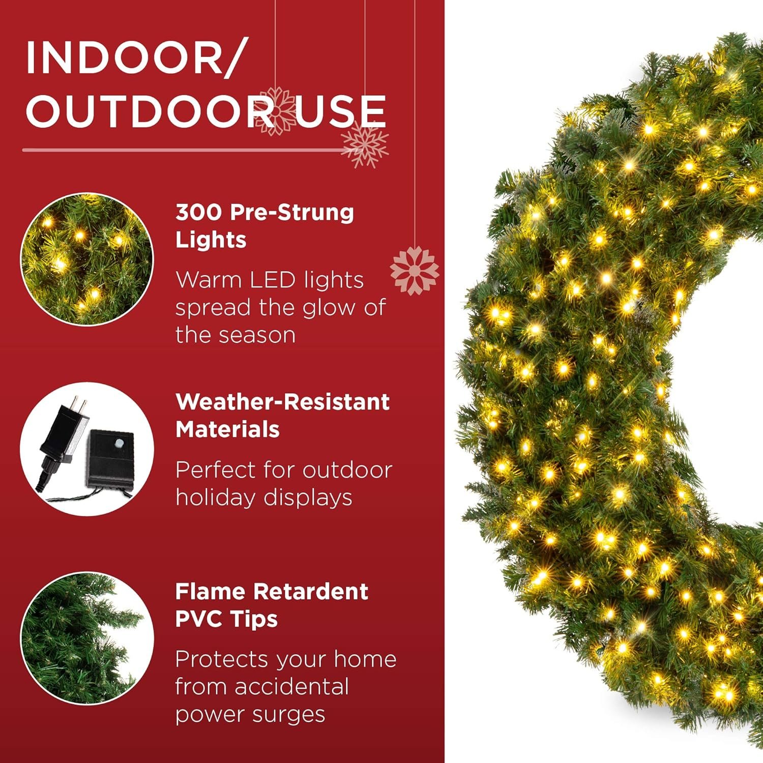 1752347244 best choice products 60in large artificial pre lit fir christmas wreath holiday accent decoration w 300 led lights 930 pvc tips.jpg