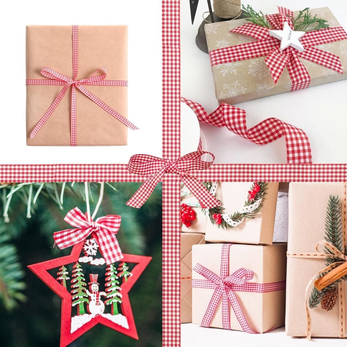 1752348812 35 yard red and white gingham ribbon picnic craft ribbon christmas wired edge plaid ribbon for crafts hair accessories craft and christmas tree gift wrapping1 piece.jpg