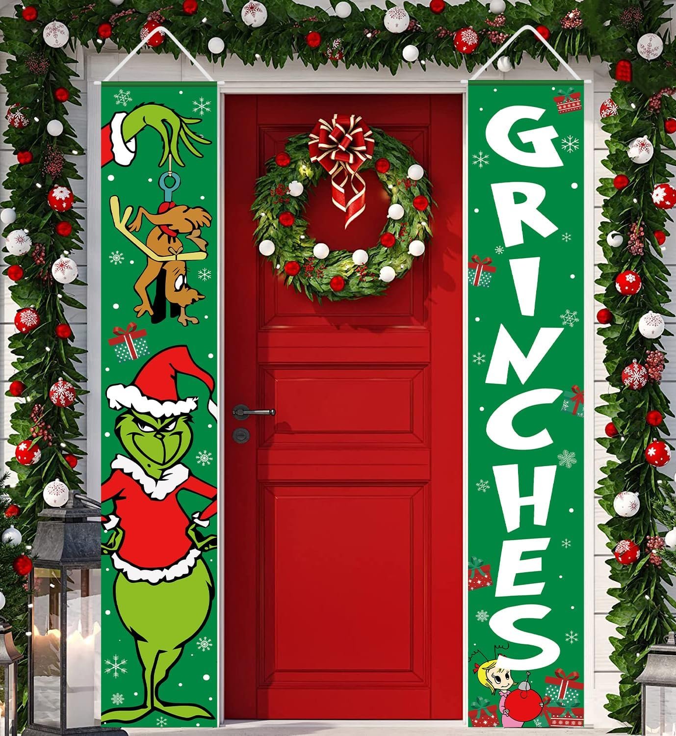 1752349978 christmas decorations christmas decor banner xmas porch door sign welcome banner for indoor outdoor wall home.jpg