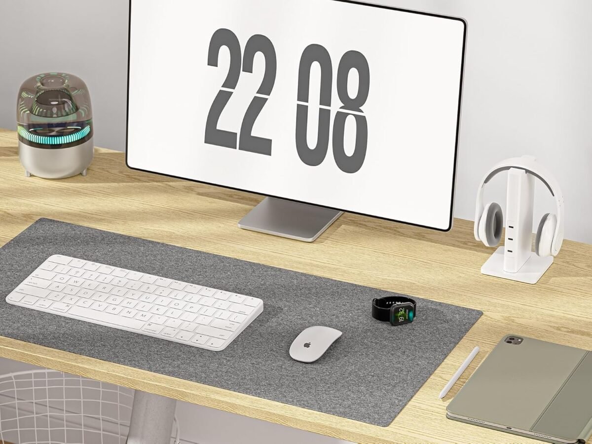 1752351101 48x24 inches height adjustable electric standing desk with 2 hooks for home office ergonomic sit stand up desk with splice board oak.jpg