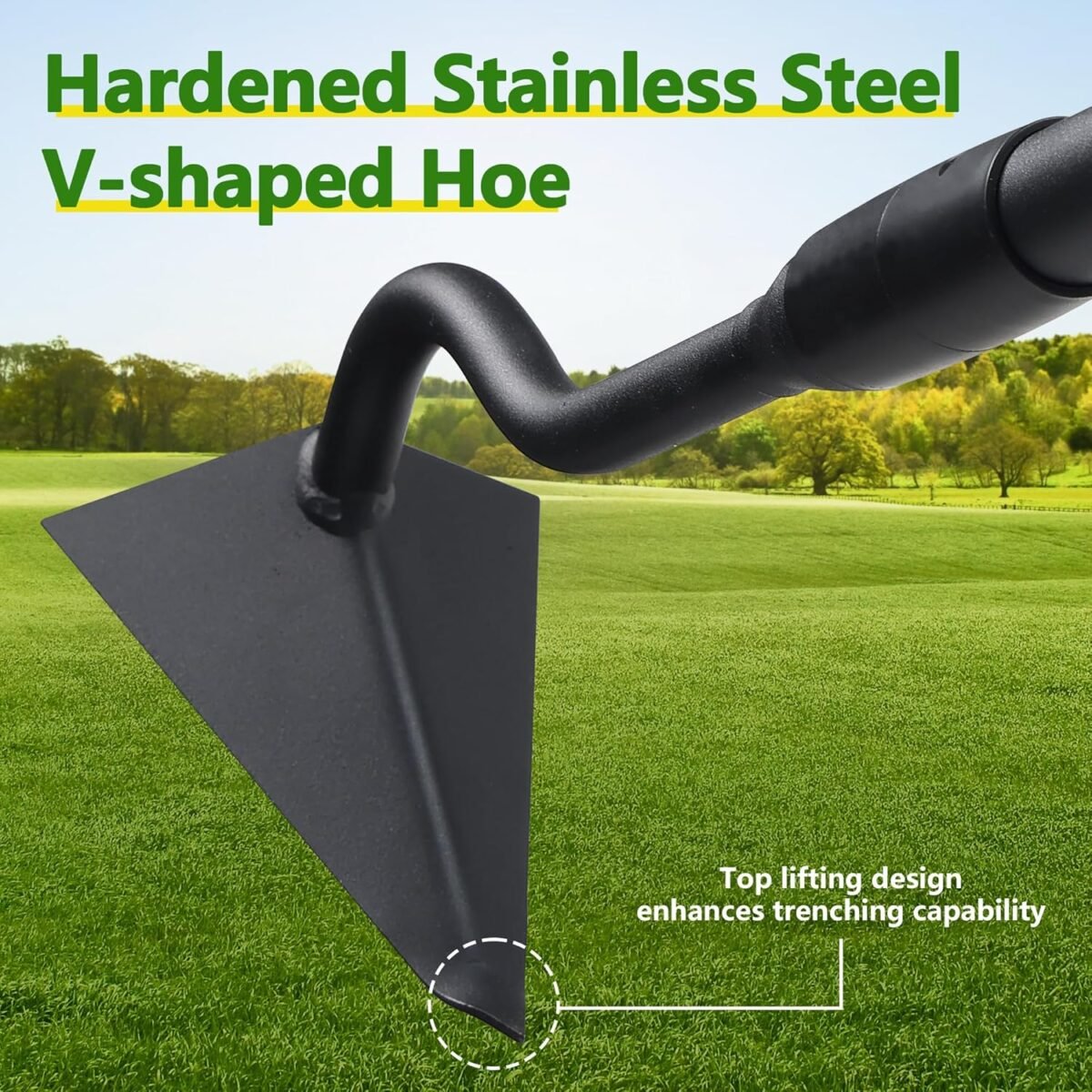 1752359924 garden hoe 59 inch triangle warren hoes for cutting trenches digging loosen the soil weeding heavy duty hoe garden tool with adjustable long handle.jpg