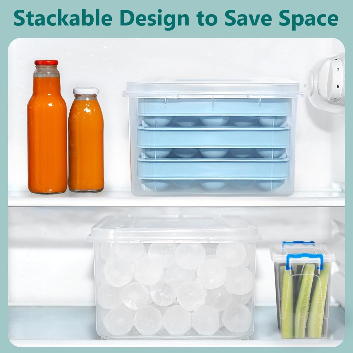 1752433355 3 pack ice trays for freezer 99 pcs ice cube tray with lid and bin round ice cube trays for freezer circle ice cube tray for chilling drinks.jpg