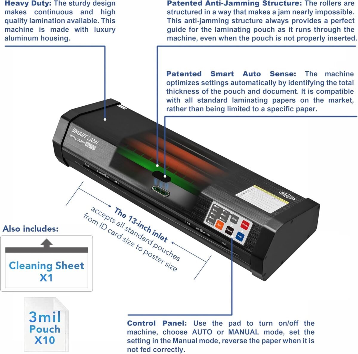 1752491520 sinchi auto sense 3 10 mil laminating machine for office and school 50 second warm up 40 inchesminute never jam heavy duty 13 inch thermal laminator machine 11x17.jpg