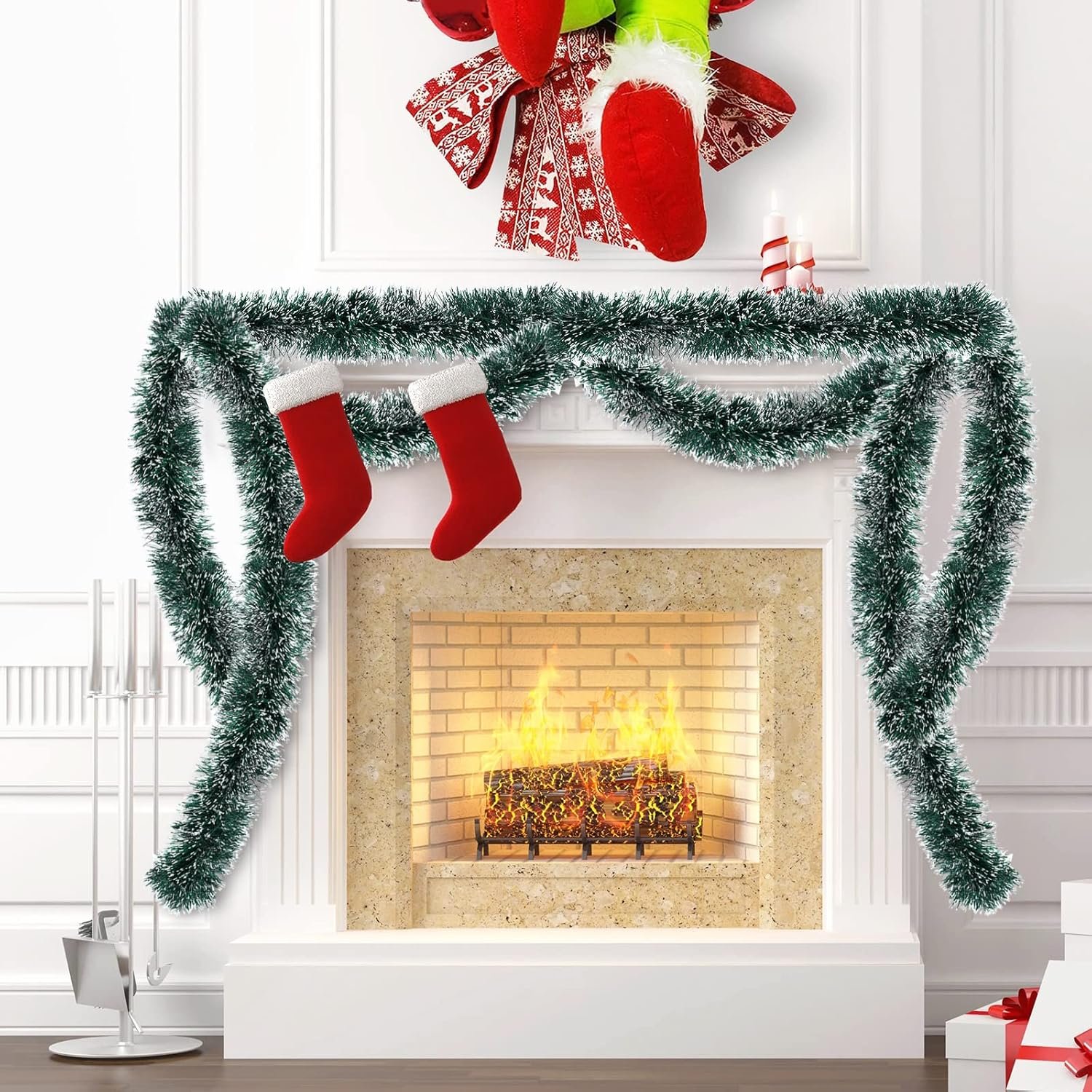 1752495886 50ft green metallic twist christmas tinsel garland decorations with snowflake tip xmas tree decor for indoor outdoor holiday party supplies.jpg