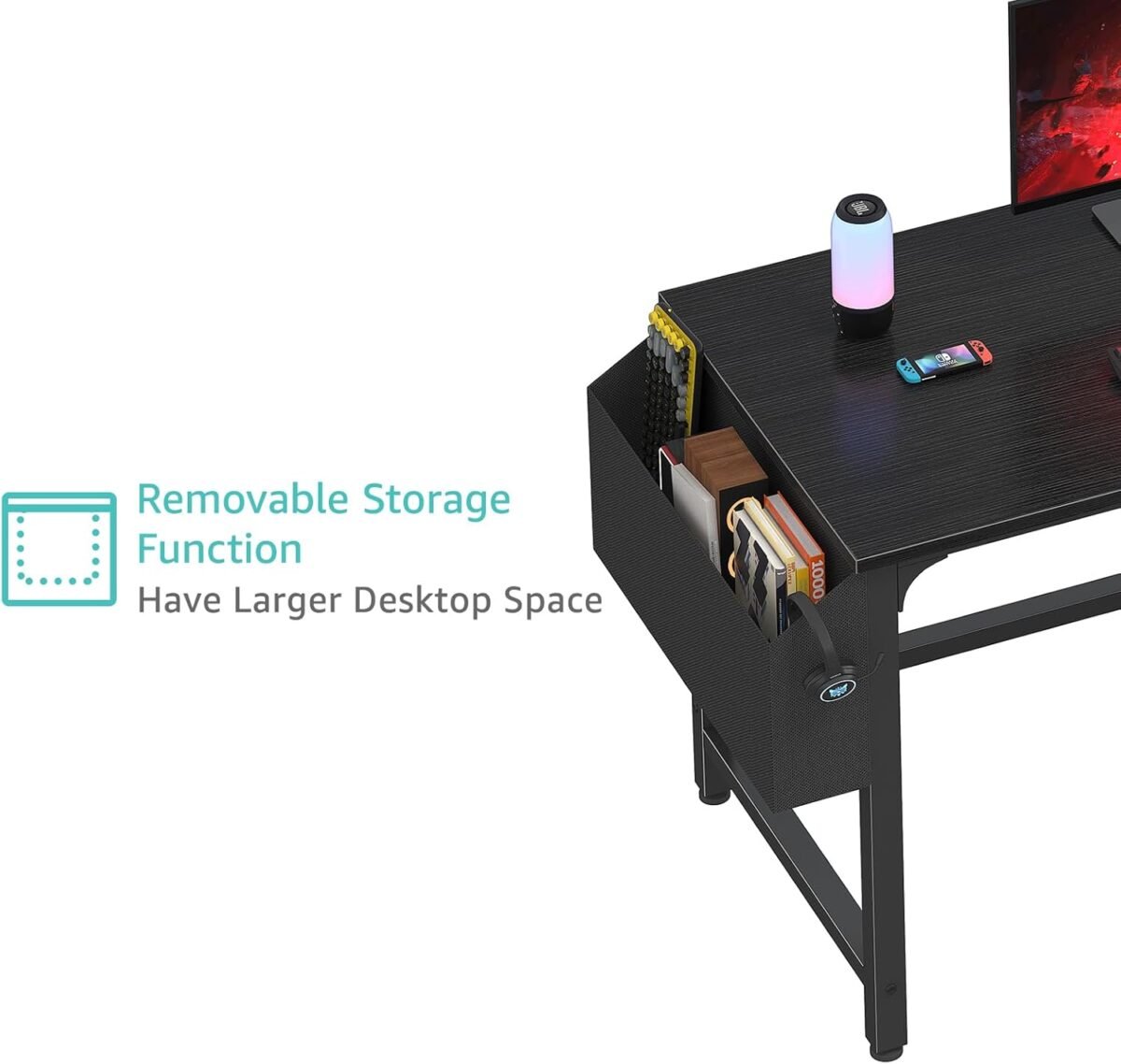 1752496035 lufeiya computer desk with file drawers cabinet 47 inch reversible home office desks with filing cabinet for small space gaming study writing table pc desks black.jpg