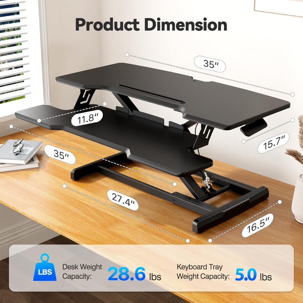 1752496704 35 standing desk converter height adjustable desktop riser with keyboard tray for two monitors sit to stand up computer workstation for home office black.jpg