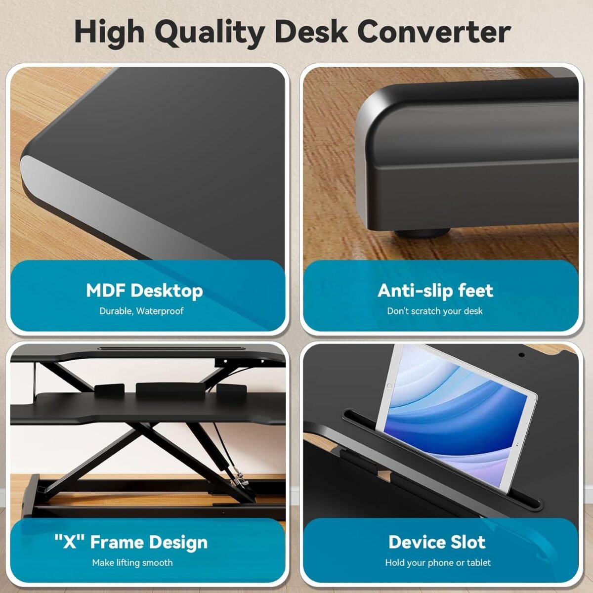 1752496714 35 standing desk converter height adjustable desktop riser with keyboard tray for two monitors sit to stand up computer workstation for home office black.jpg