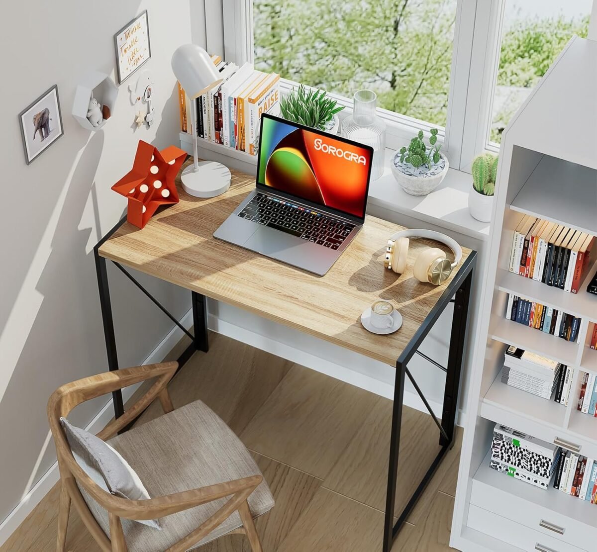 1752498092 coavas folding desk 31.5 inch foldable small portable computer desks spaces saving writing sturdy table for bedroom home office dorm apartment pre assembled beech.jpg