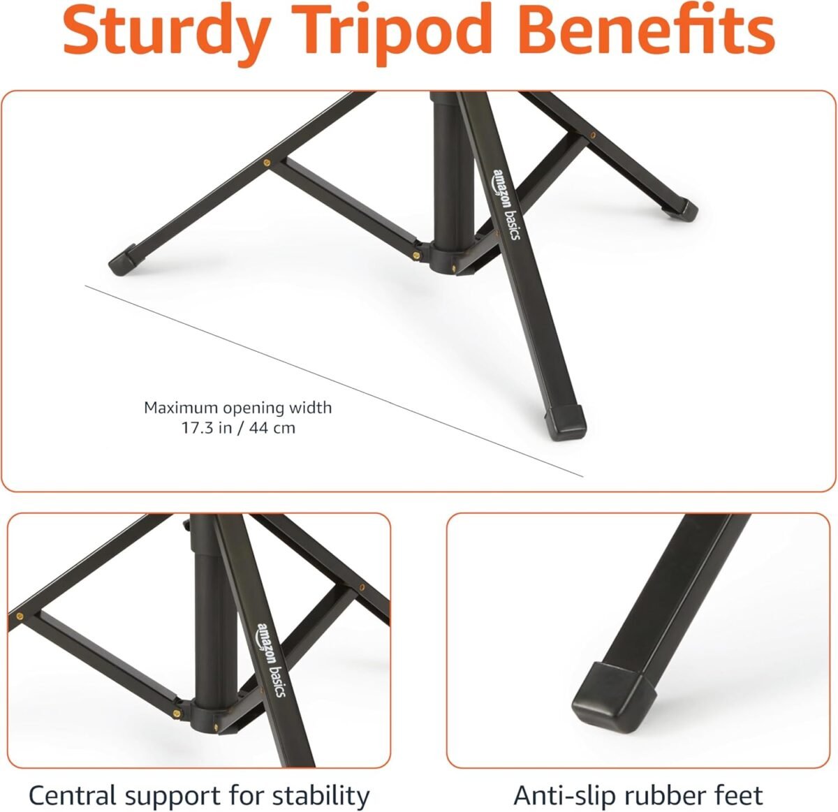 1752500592 amazon basics 64 inch extendable tripod for iphones and smartphones selfie stick mode and phone tripod mode black.jpg