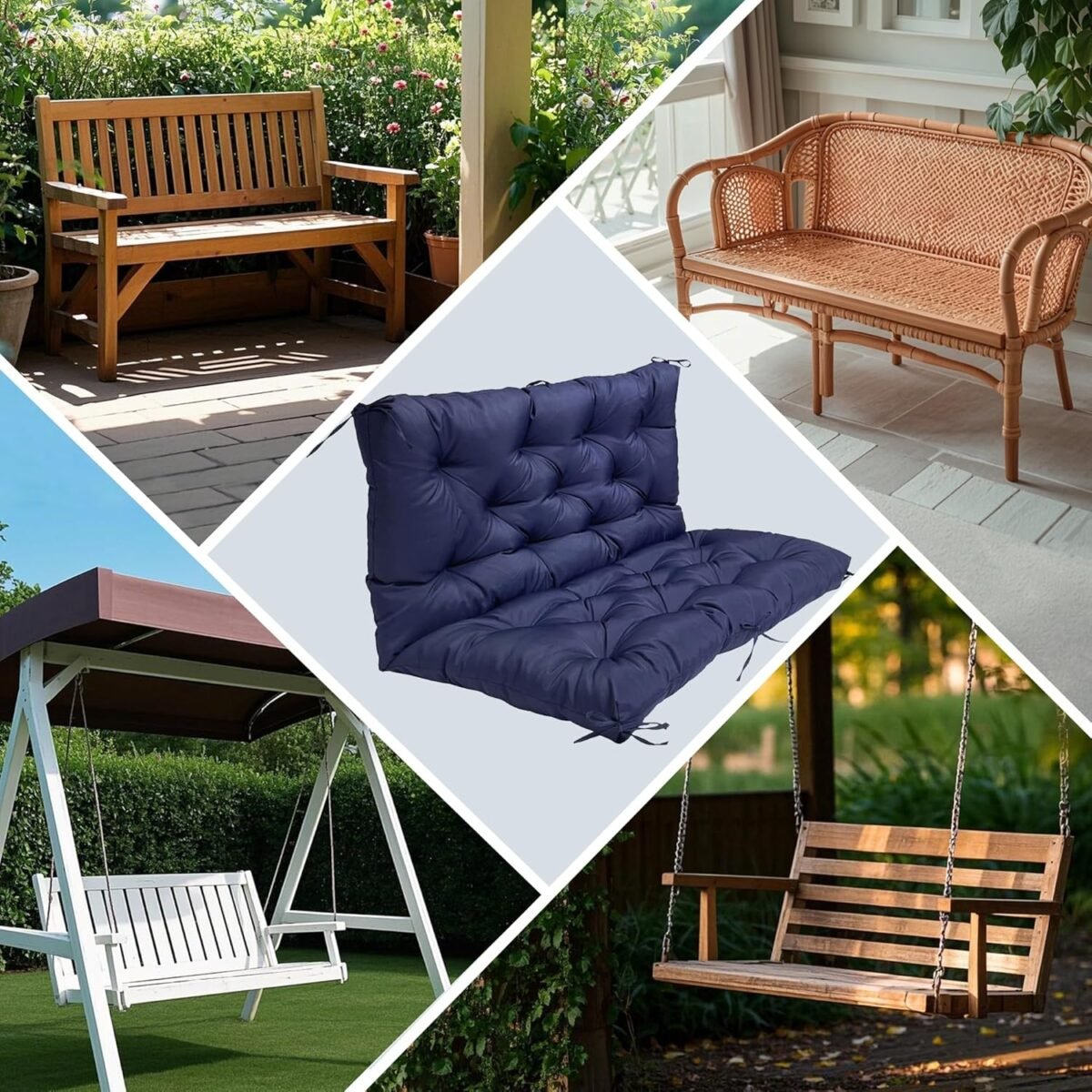 1752502613 replacement swing cushions for outdoor furniture 2 3 seater waterproof porch bench cushions with ties and backrest 4 thick patio swing chair cushion for garden backyard.jpg
