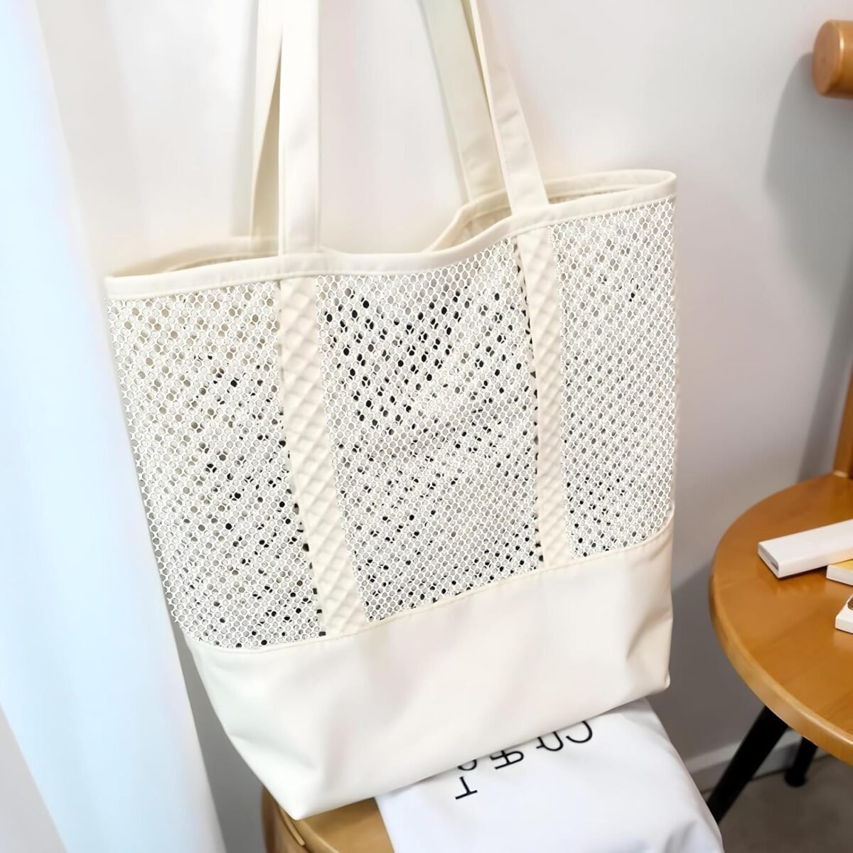 1752505063 63 x 59 inch white mesh fabric slightly stretch mesh fabric cuttable netting fabrics meshes for sewing projects shopping bag backpack pocket straps and netting clothes.jpg