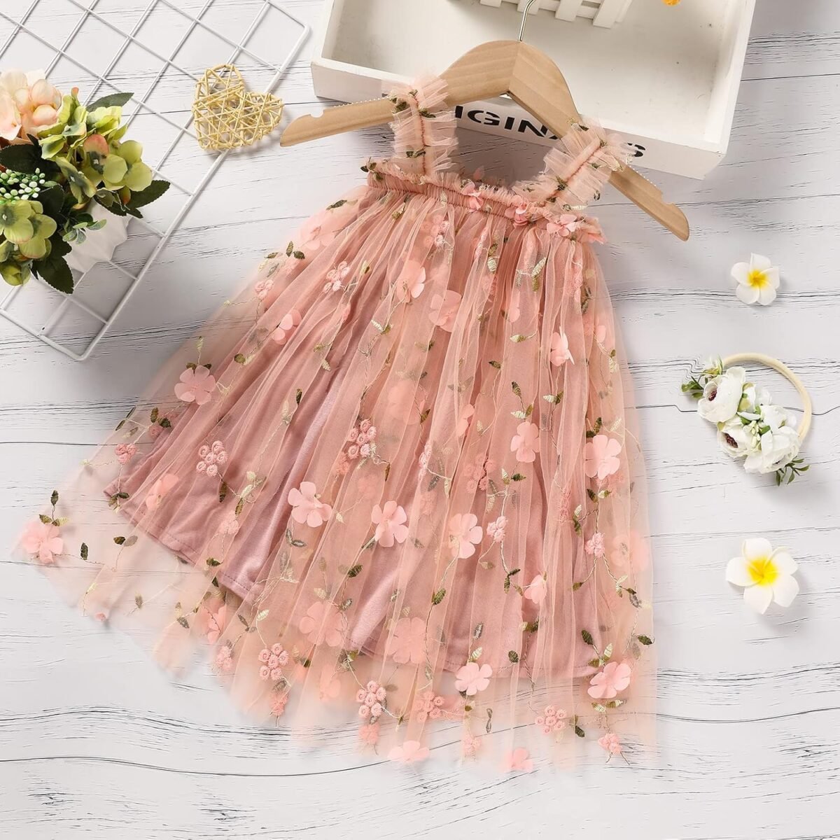 1752507915 grnshts toddler baby girl tutu dress sleeveless floral print tulle dress little girl princess dresses with flower headband.jpg