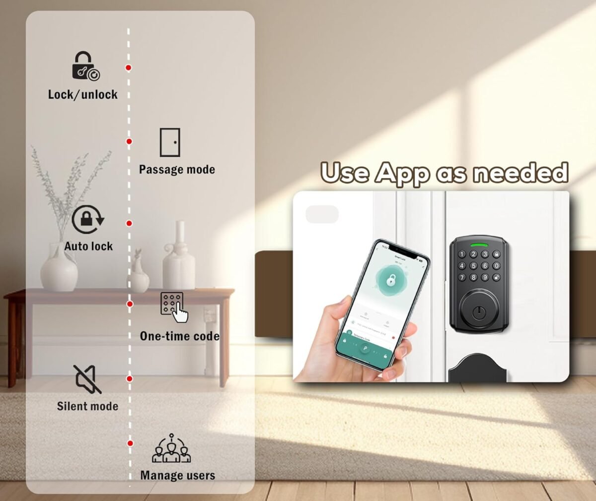 1752595945 keyless entry door lock app available but not required work with gateway alexa and google as ip65 waterproof deadbolt smart locks for front door auto lock.jpg