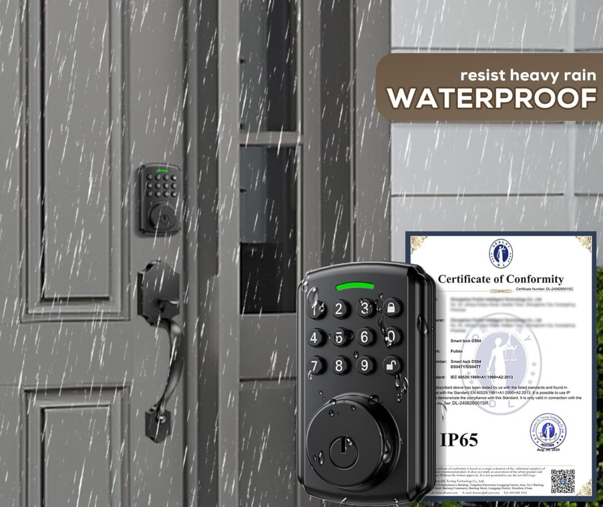 1752595951 keyless entry door lock app available but not required work with gateway alexa and google as ip65 waterproof deadbolt smart locks for front door auto lock.jpg