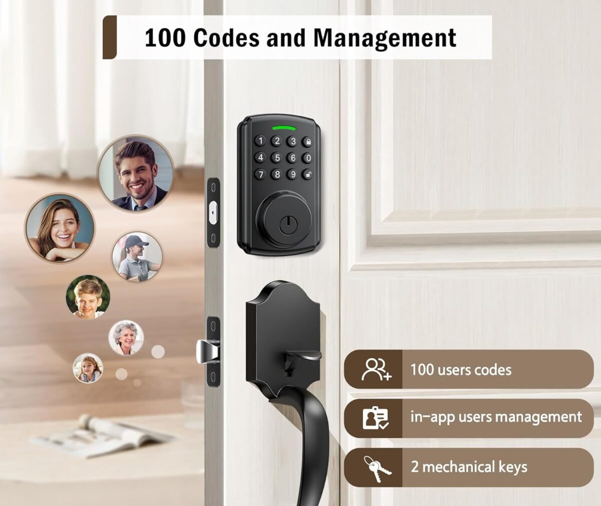 1752595954 keyless entry door lock app available but not required work with gateway alexa and google as ip65 waterproof deadbolt smart locks for front door auto lock.jpg