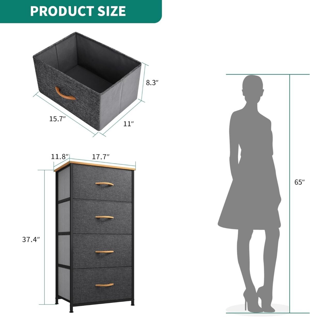 1752598250 yitahome dresser with 4 drawers fabric storage tower organizer unit for bedroom living room hallway closets sturdy steel frame wooden top easy pull fabric bins.jpg