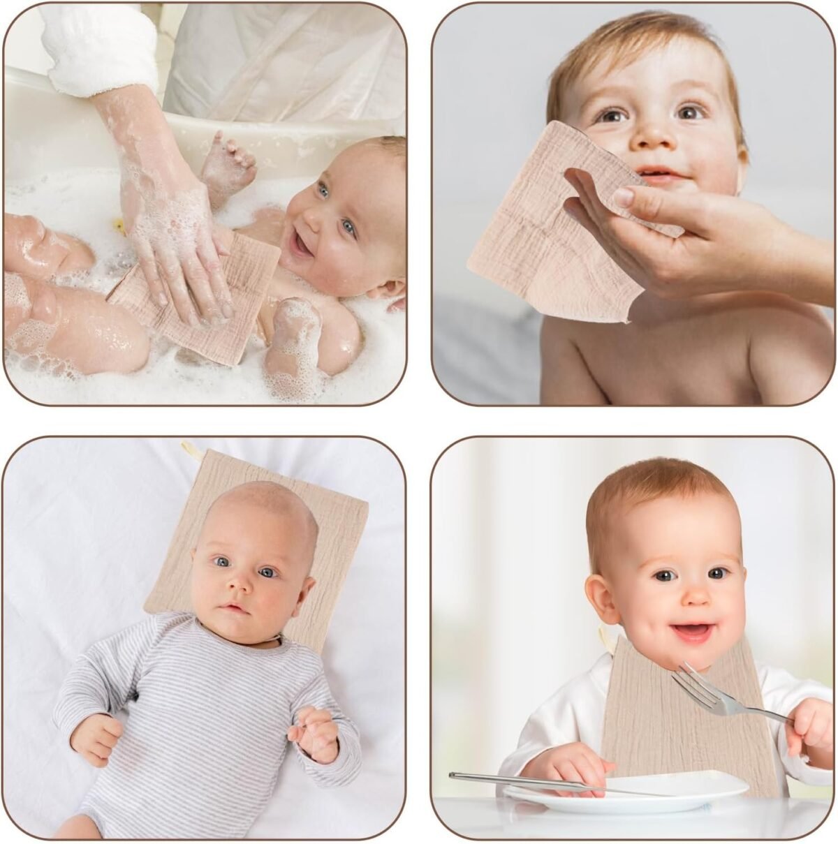 1752606555 5 pack baby muslin washcloths100 cotton wash cloth set for baby face body comfy and soft for newborn infants kids girls and boysbest gift for newborn baby.jpg