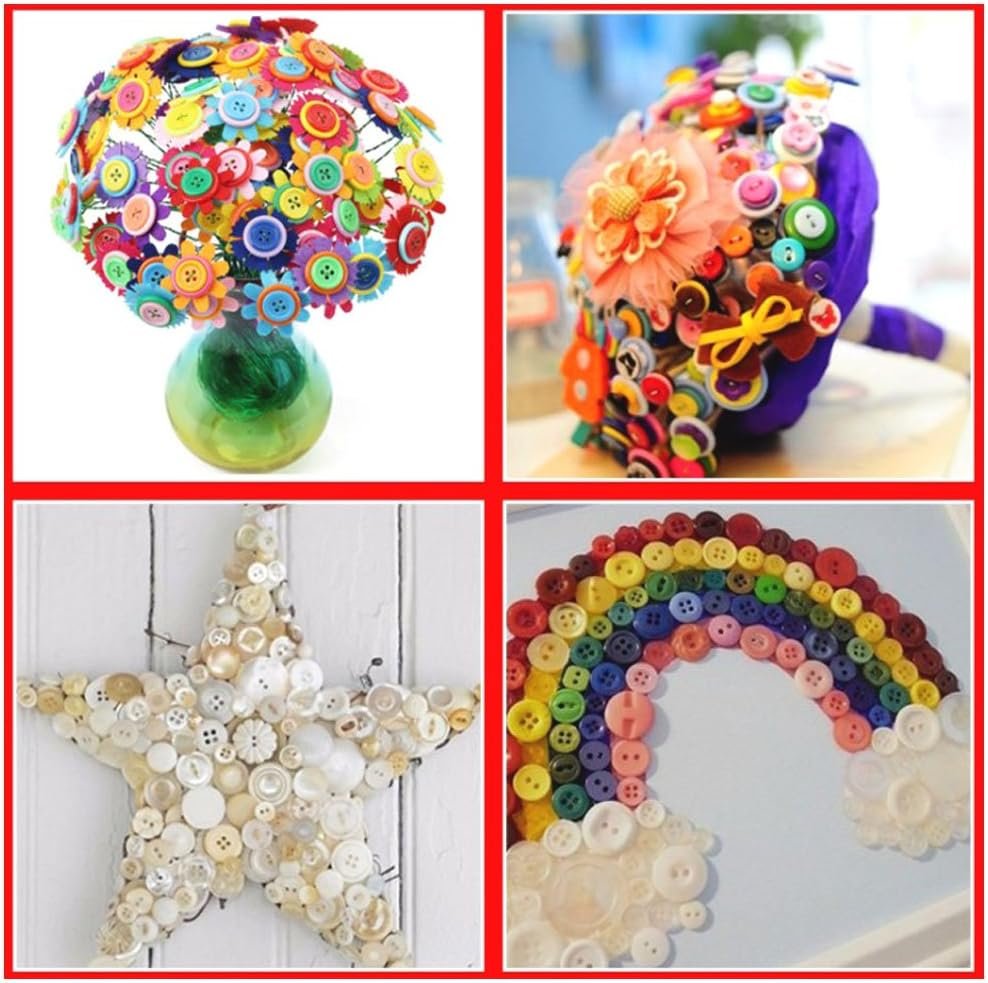 1752607539 500 700 pcs assorted mixed color resin buttons 2 and 4 holes round craft for sewing diy crafts childrens manual button paintingdiy handmade ornament.jpg