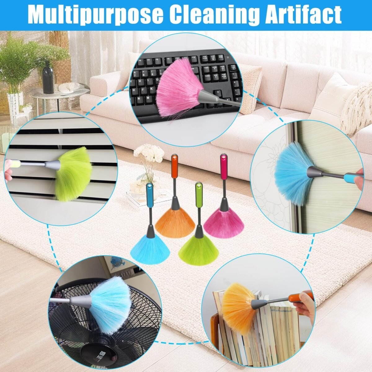 1752611711 4 pack 10 small microfiber duster delicate fluffy microfiber feather duster perfect for cleaning laptop keyboard computer screen books photo frames table.jpg
