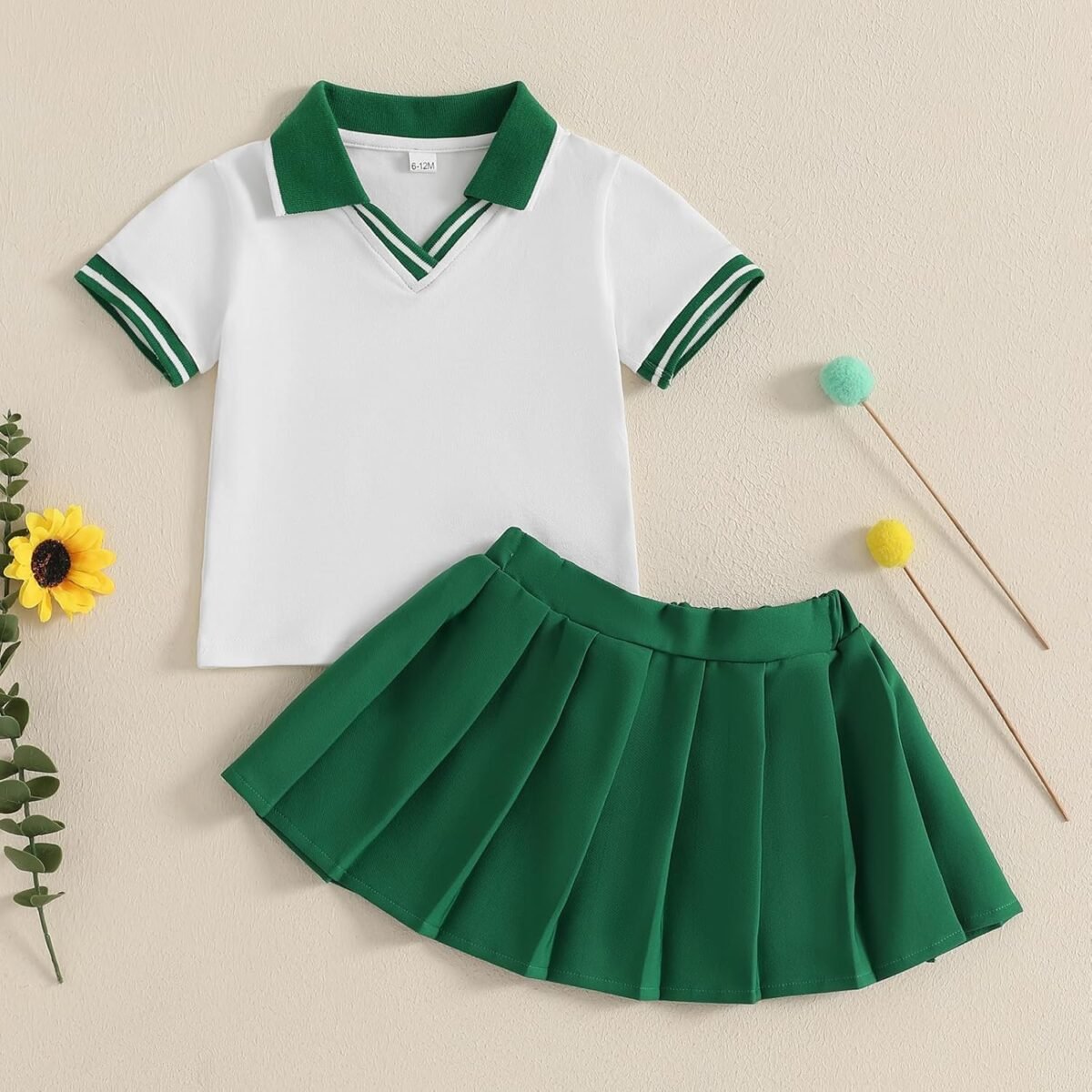 1752614874 zaxarra toddler girl sports outfit short sleeve lapel tops tennis bow pattern mini a line skirt casual cute 2 pcs set.jpg