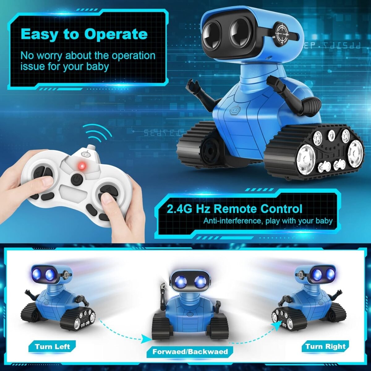 1752622939 hamourd robot toys for boys girls rechargeable remote control emo robots with auto demonstration flexible head arms dance moves music shining led eyes for 5 years old kids.jpg