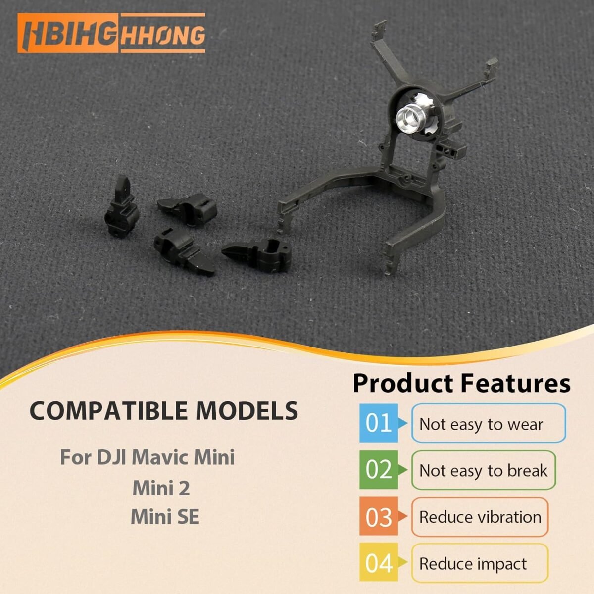 1752644920 replacement for dji mini 2 gimbal camera shock absorber bracket with shock absorber ball for dji mini mavicse2 se4k damper rubber gimbal mounts accessories parts.jpg