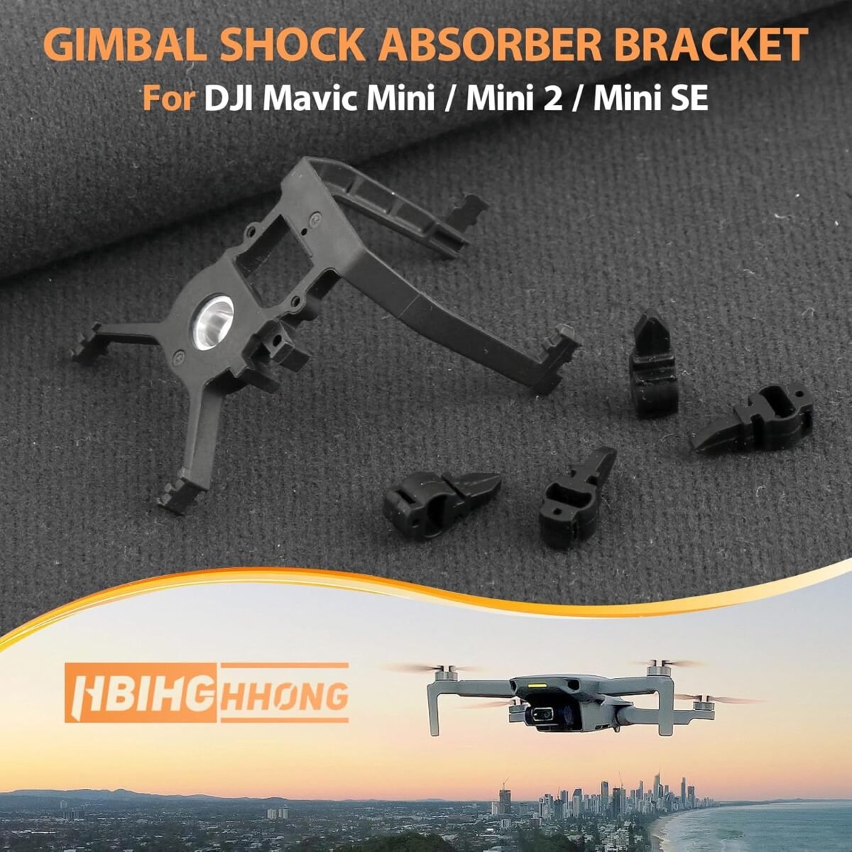 1752644923 replacement for dji mini 2 gimbal camera shock absorber bracket with shock absorber ball for dji mini mavicse2 se4k damper rubber gimbal mounts accessories parts.jpg