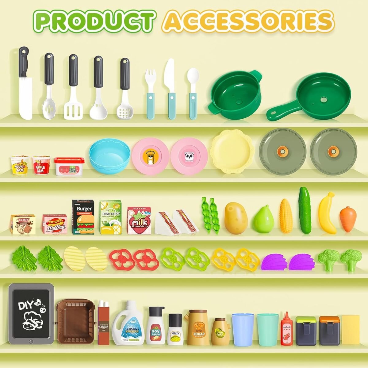 1752649230 kids play kitchen set toddler kitchen playset with sound light cooking stove with steam play sink play food toy and kitchen accessories kitchen toy for kids girls boys 1 3.jpg